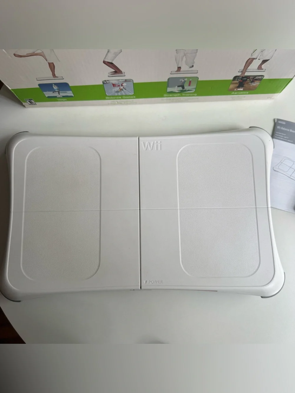 Nintendo Wii Fit Balance Board Bundle Tested And Working! w/Box & Game & Manual